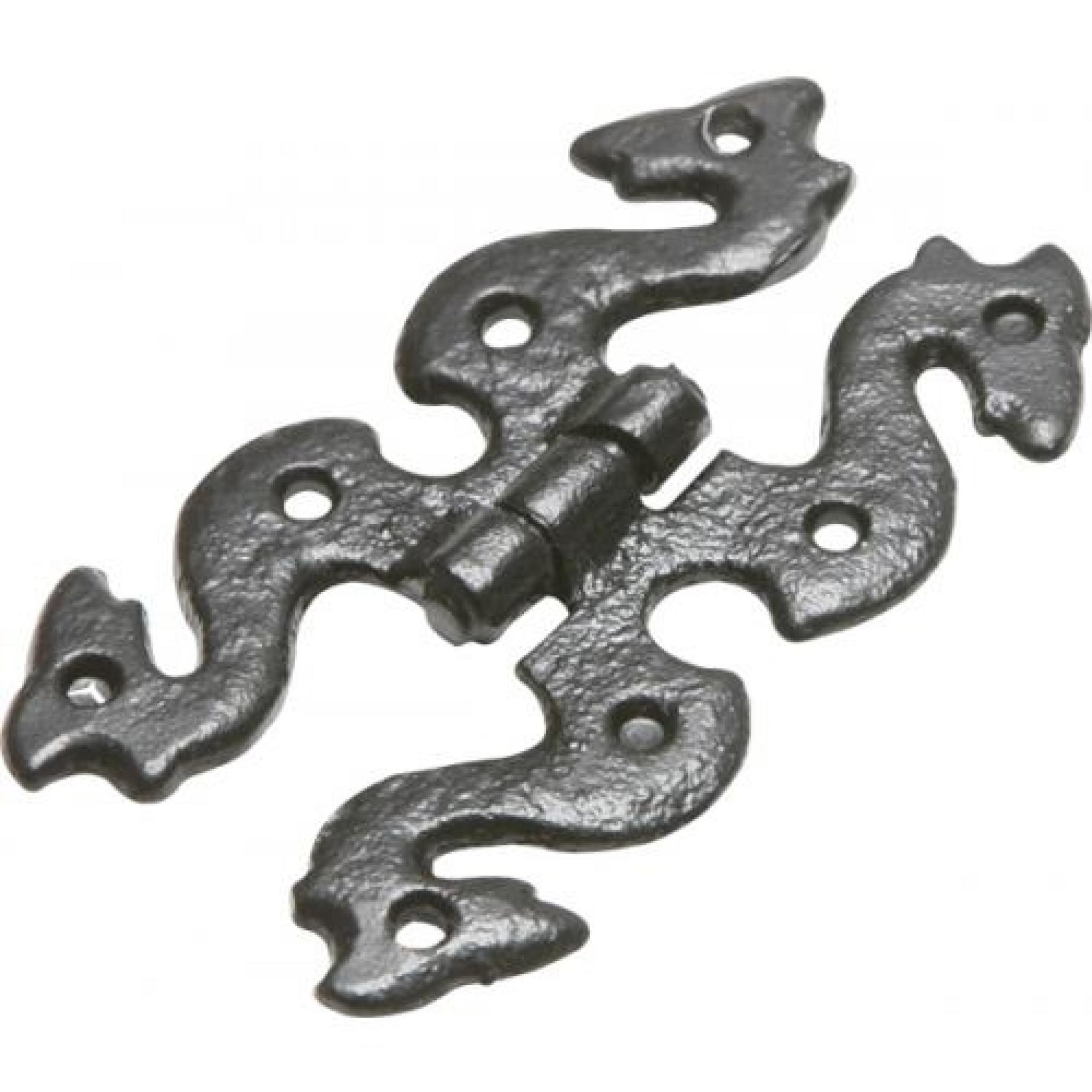 ANTIQUE BLACK SNAKE HINGE