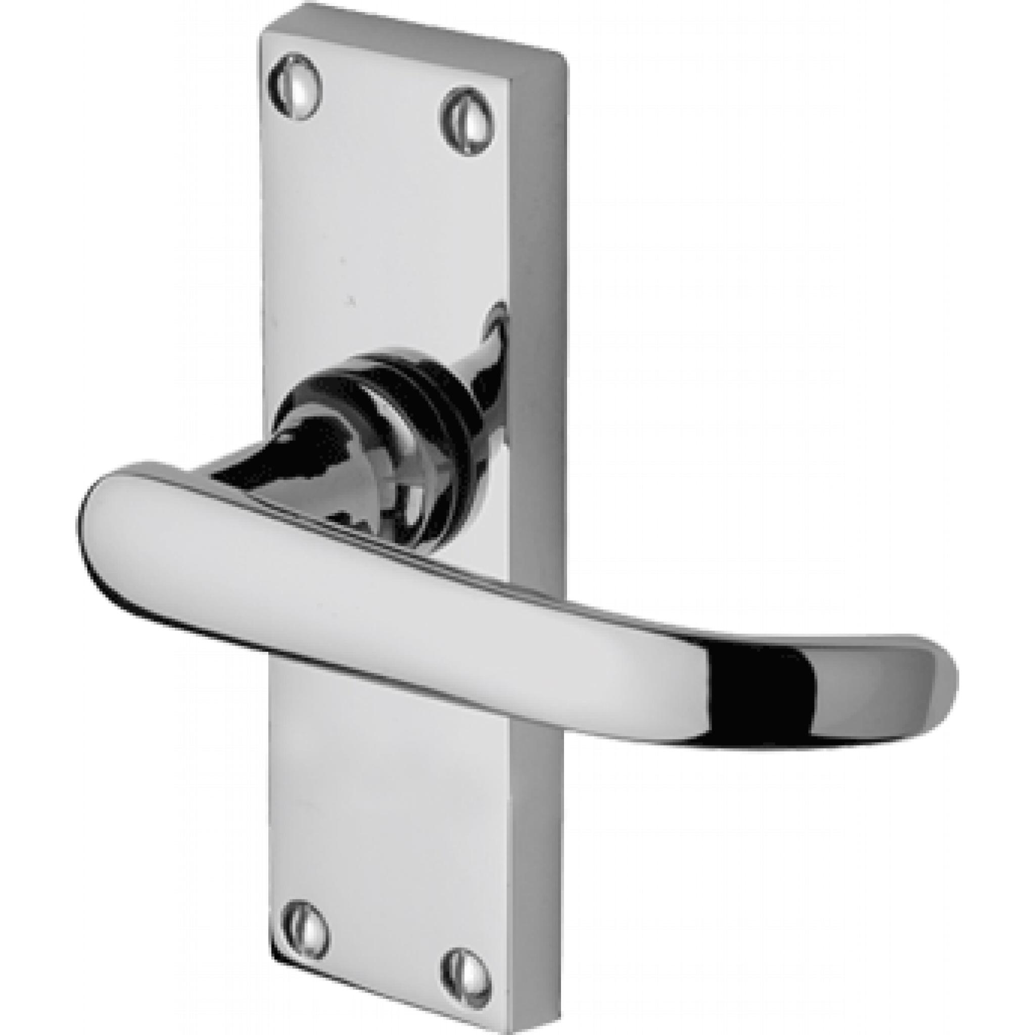 Chrome Victorian Lever Door Handle