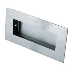 Stainless steel flush sliding door handle