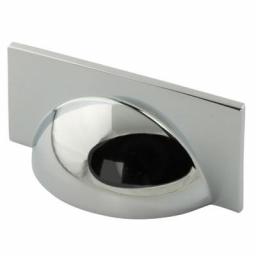 SQUARE CUP HANDLE POLISHED CHROME