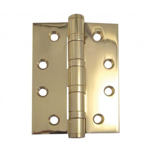 POLISHED BRASS BALL BEARING HINGES