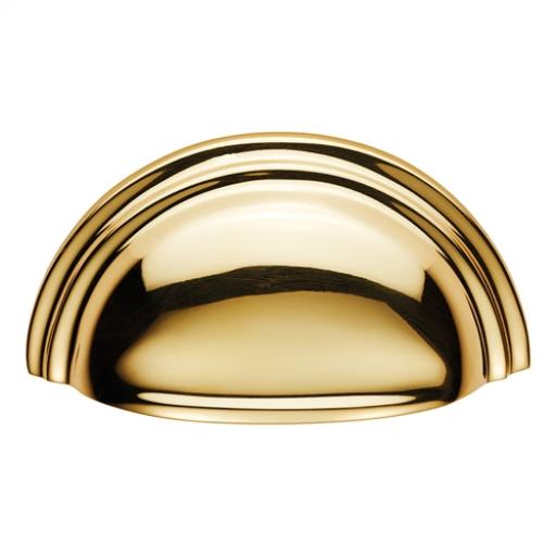 Victorian Cup Handle Polished Brass