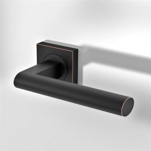 Karcher Madeira Oil Rubbed Bronze Lever On Square Rose