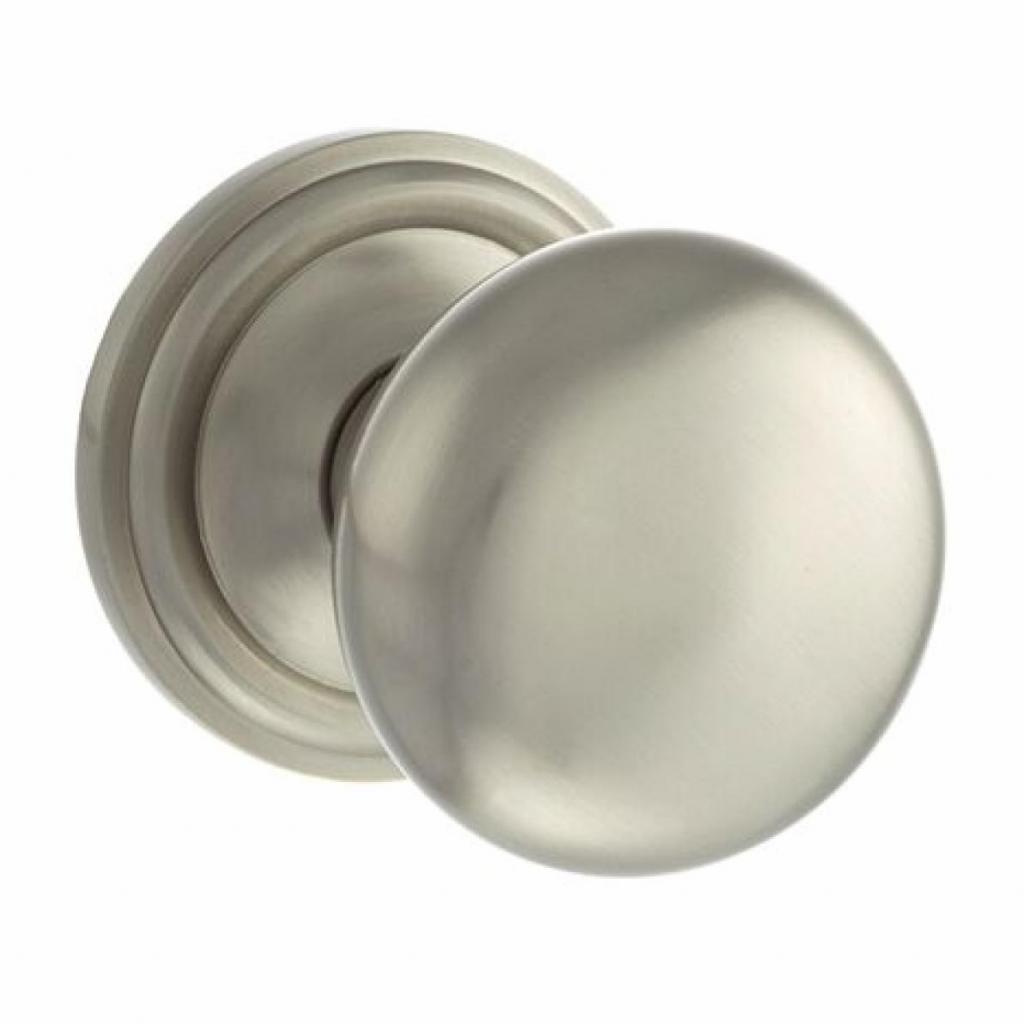 Old English Harrogate Mushroom Knob in Satin Nickel