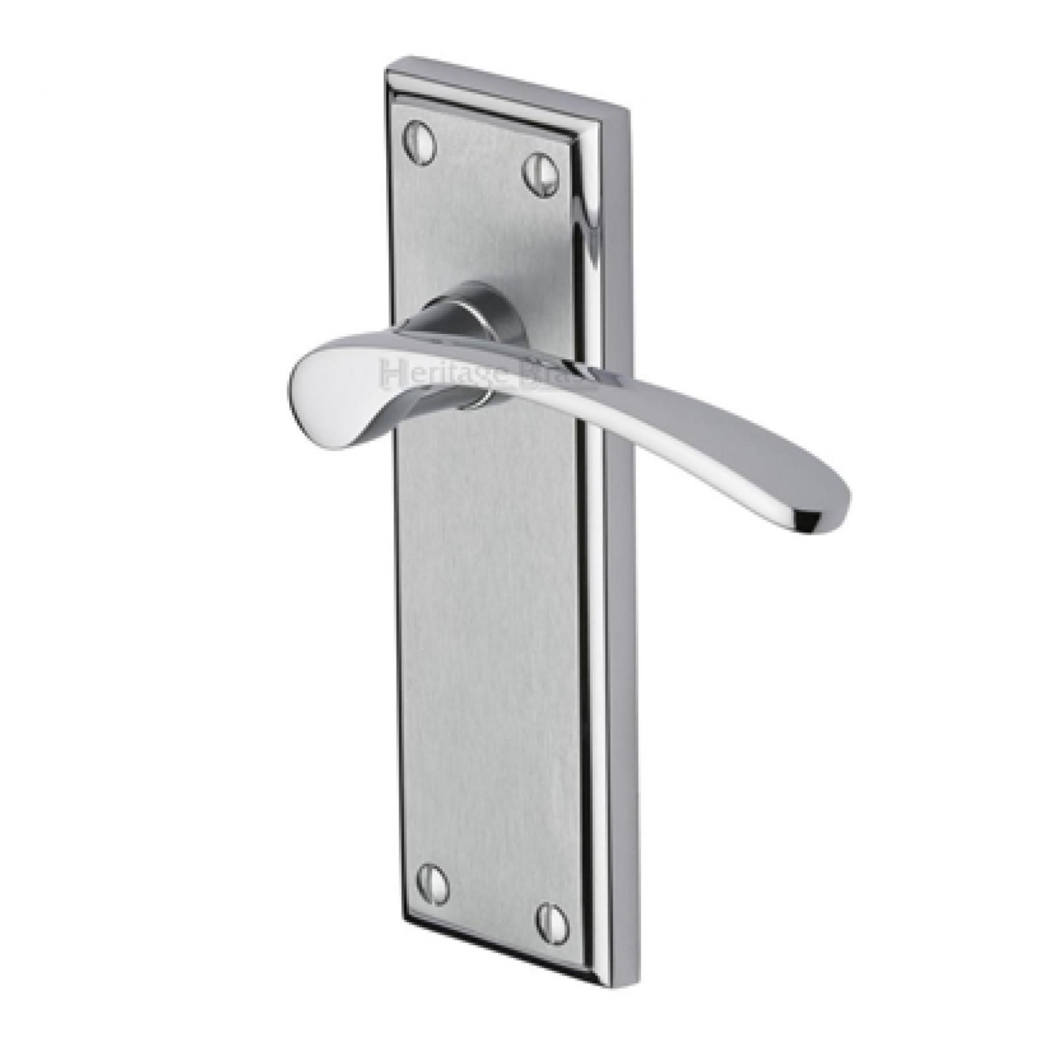 Heritage Brass Door Handle Hilton Design Apollo