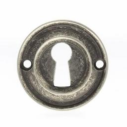 Open Key Escutcheon in Distressed Silver.jpg