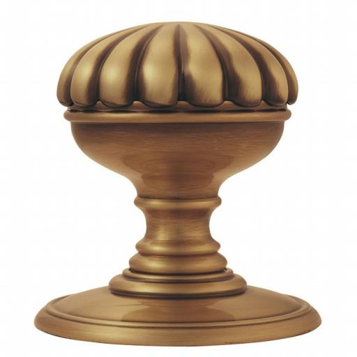 Delamain Flower Knob in Florentine Bronze