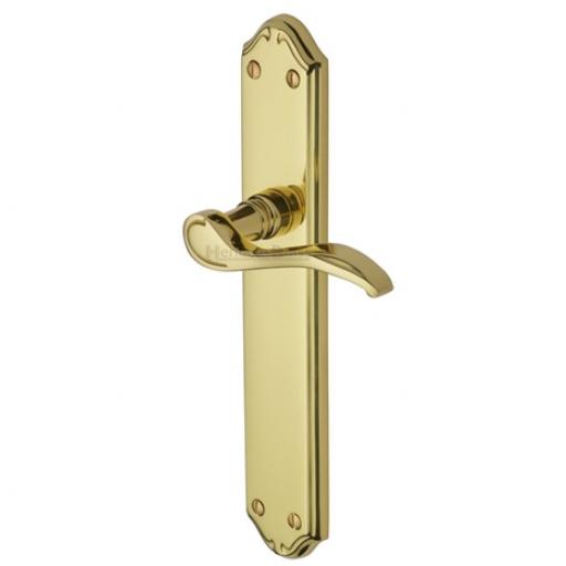 Heritage Brass Door Handle Verona Polished Brass.jpg