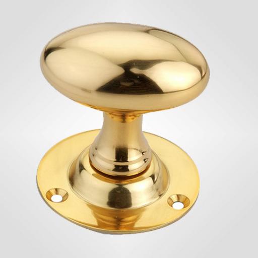 Oval Knob in Brass
