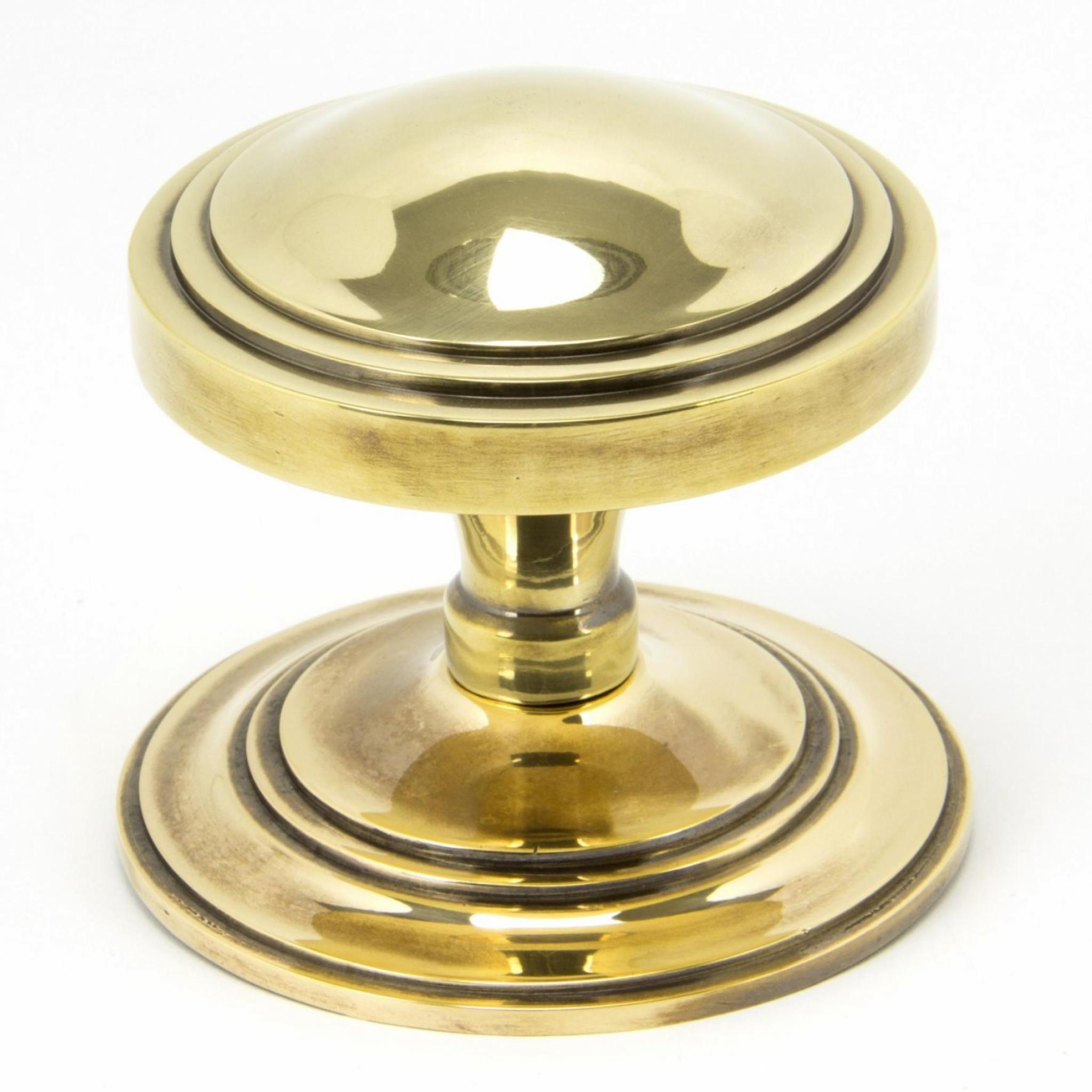 Polished Nickel Art Deco Centre Door Knob