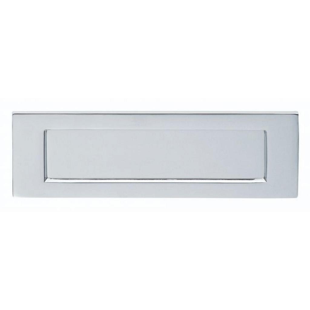 Plain Letter Plate Polished Chrome