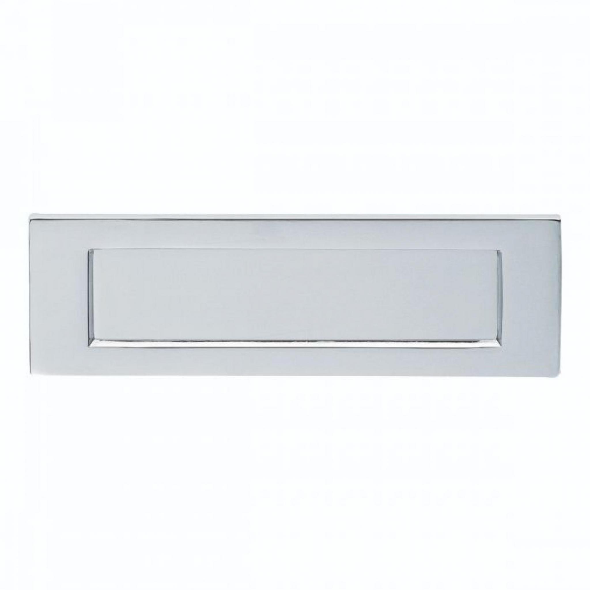 Plain Letter Plate Satin Chrome