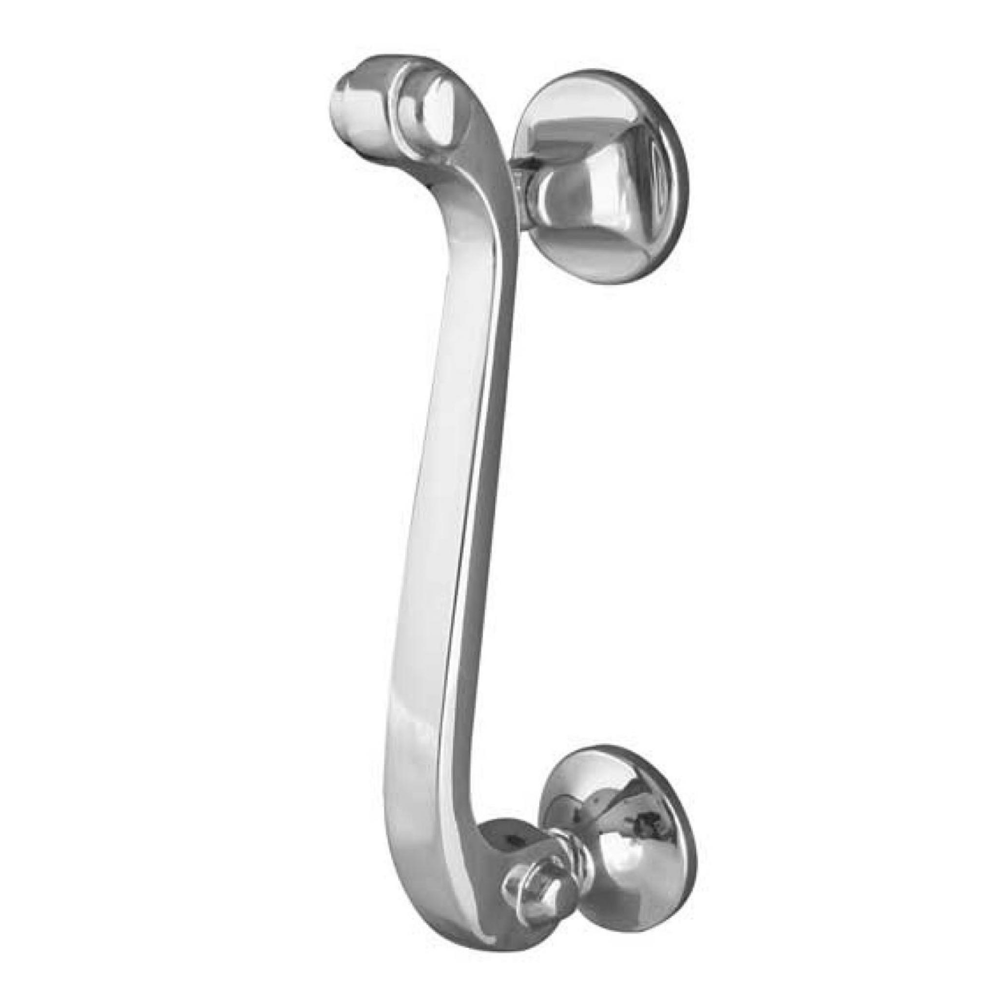 Scroll Door Knocker Polished Chrome