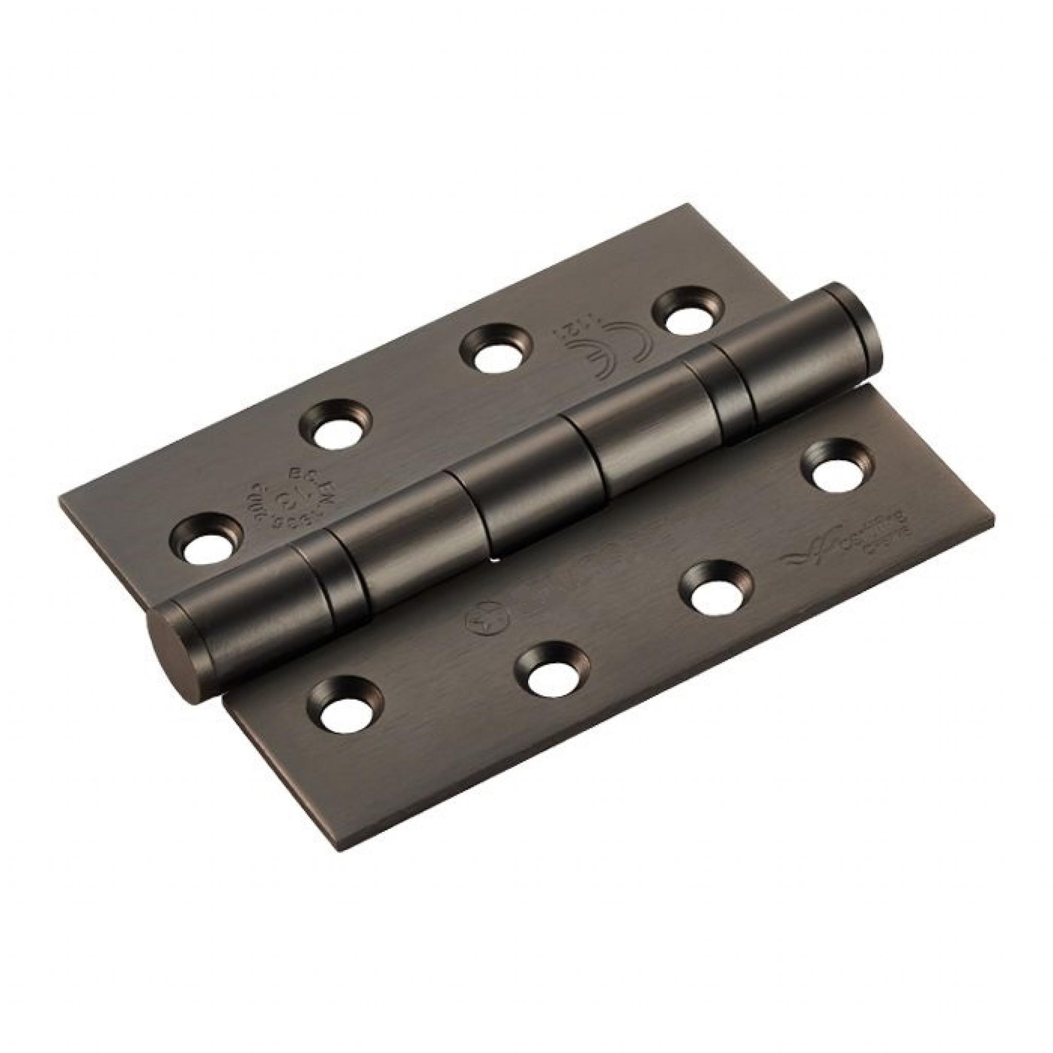Matt Bronze Fire Door Hinge 100mm