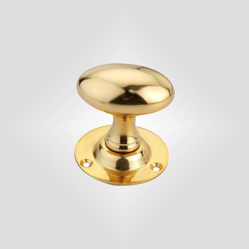 Oval Knob in Brass