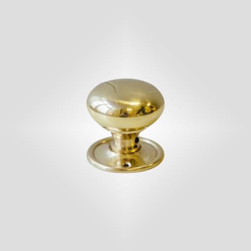 Large Cottage Knob in Brass