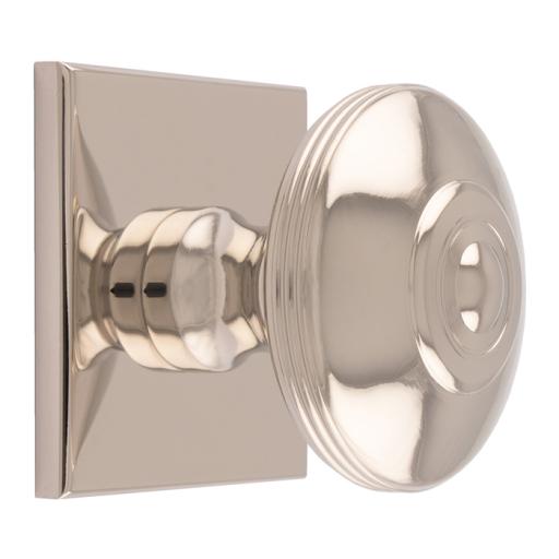 Carlisle Brass Anderson knob on Plate - Polished Nickel