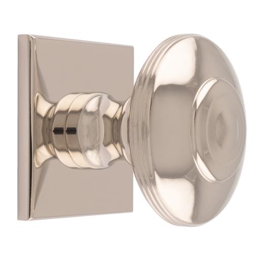 Carlisle Brass Anderson knob on Backplate - Polished Nickel
