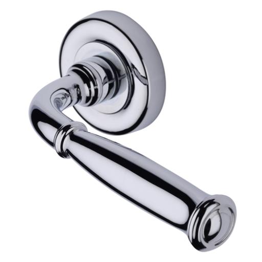 Lincoln Lever on Round Rose Polished Chrome