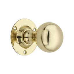classic polished brass door knob unlaquered.jpg